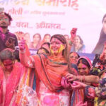 पंडरिया विधायक भावना बोहरा के नेतृत्व में महिला मोर्चा पंडरिया द्वारा होली मिलन समारोह का आयोजन